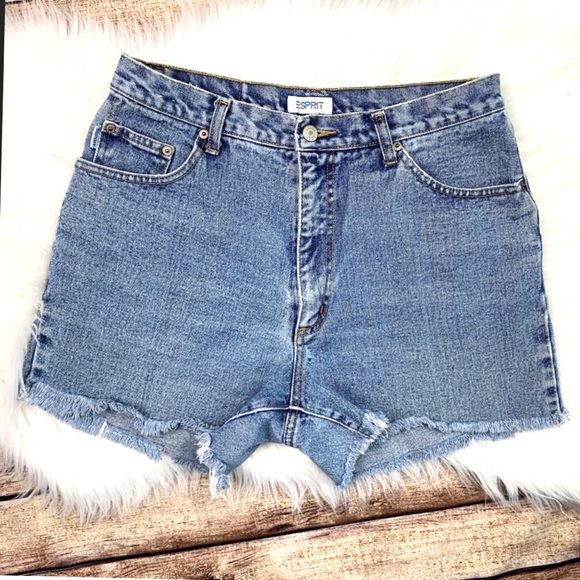 Esprit Pants - I•ESPRIT•I 80s Vintage High Waisted  Cutoffs